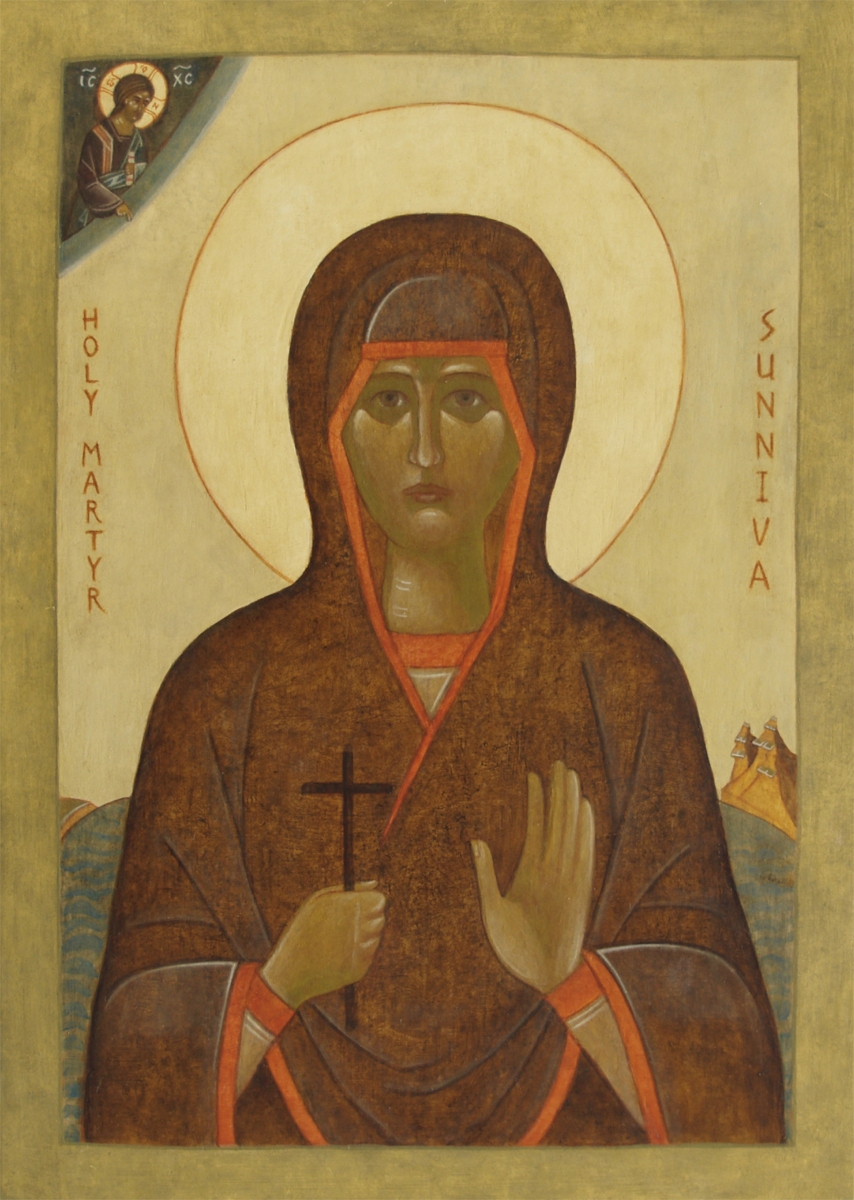 Religious icon: Saint Sunniva